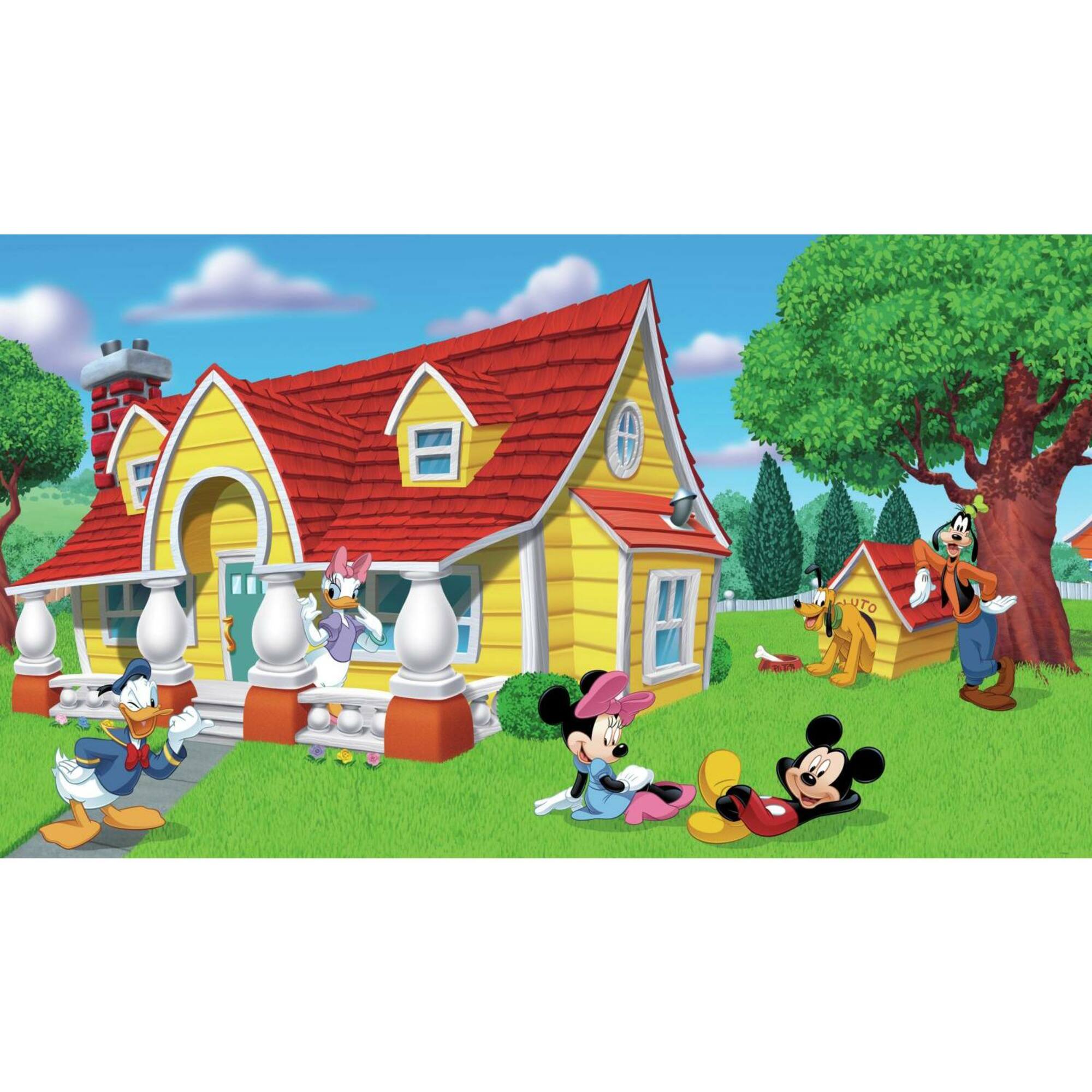 RoomMates Mickey & Friends Chair Rail Mural